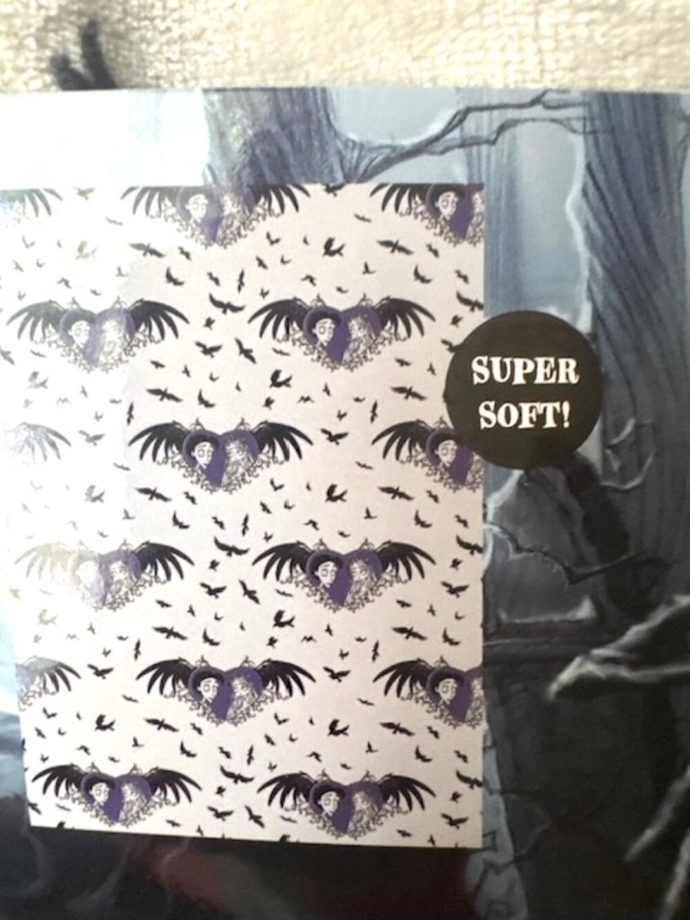 Tim Burton's Corpse Bride Soft Plush Throw Blanket - Picture 3 of 5